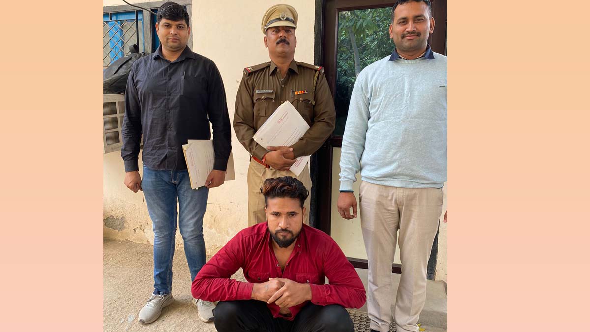 Faridabad News: क्राइम ब्रांच 85 ने चोरी के मामले में 3 साल से फरार