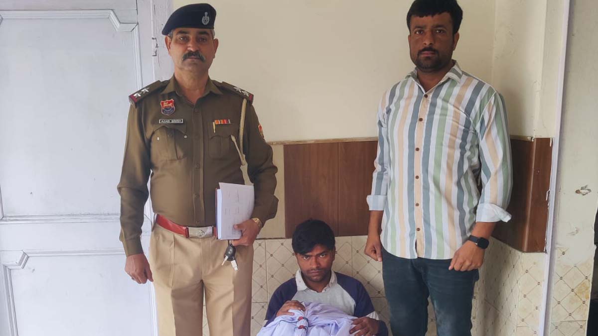 ताजपुर पहाडी के इस आरोपी को प्रतिबंधित नशीला पदार्थ गांजा सहित एक क्राइम ब्रांच बदरपुर की टीम ने किया गिरफ्तार.